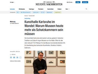 Neue Nachbarschaften: Das Museum des 21. Jahrhunderts als Ort von Kunst und Gemeinwohl